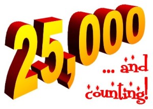 25,000 blog views milestone - top injury law blog