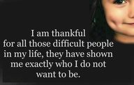 thankful for the difficult