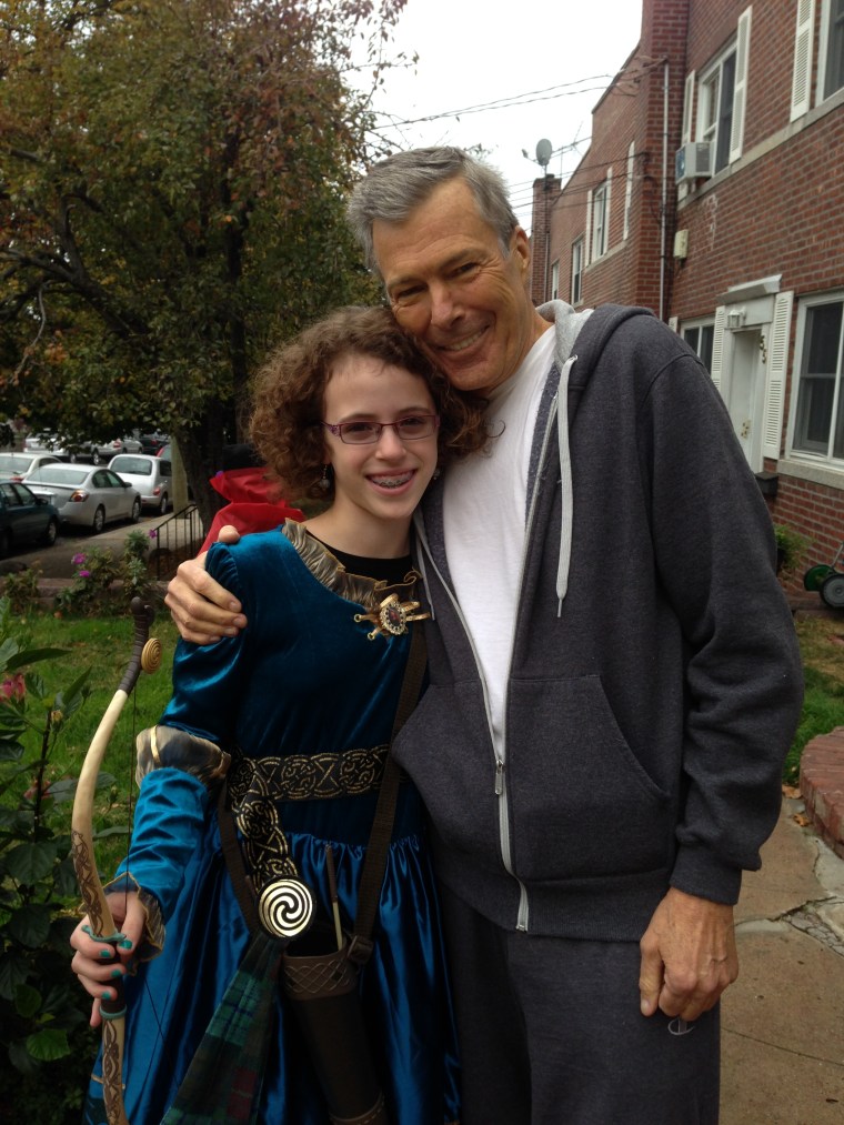 dad and meg halloween 2013
