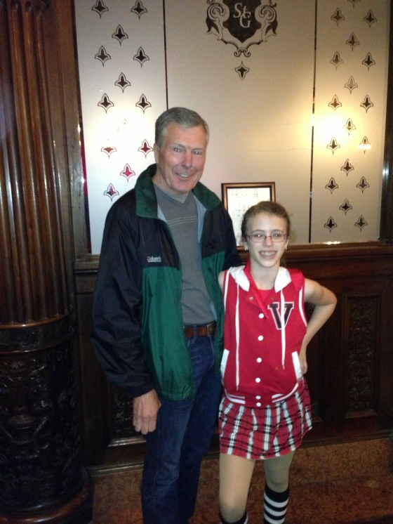 Dad and Meg recital 2013