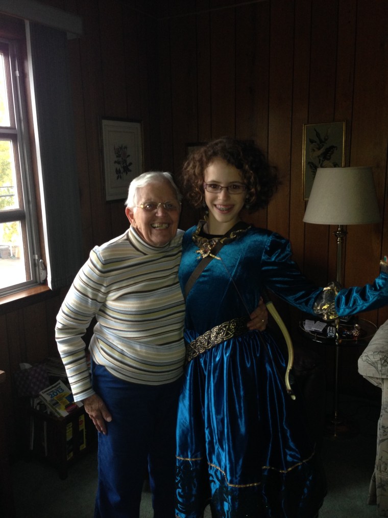 My Grandma with Meghan.