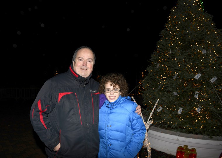 Meghan and Uncle Chris at The Stone House
