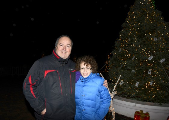 Meghan and Uncle Chris at The Stone House