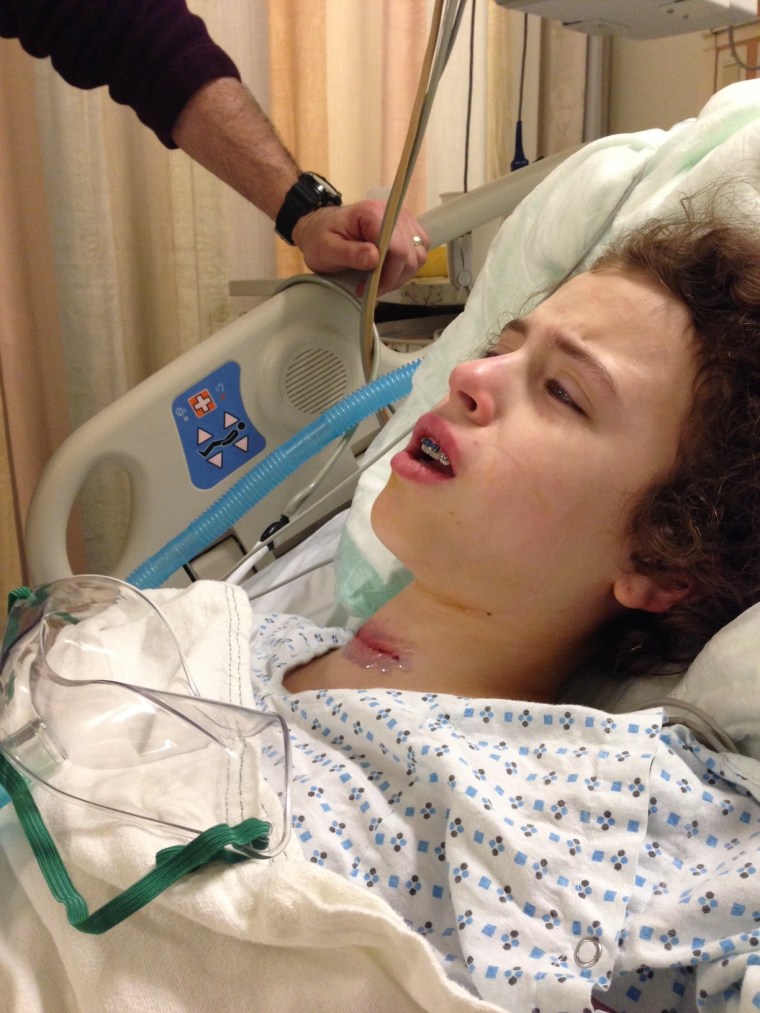 It's a real person enduring those procedures.