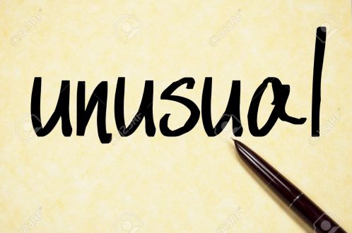 unusual word write on paper